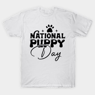 National-Puppy-Day T-Shirt